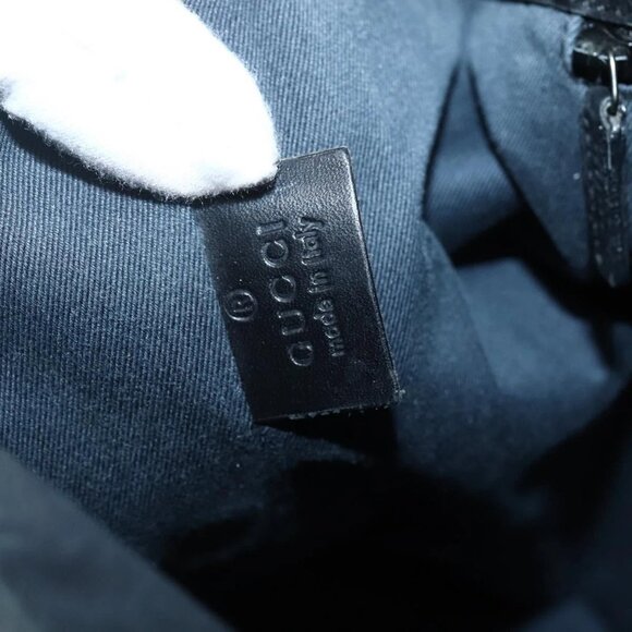 GUCCI GG Canvas Tote Bag Black 101341 Auth ep10945 - Picture 12 of 16